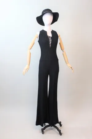 1975 DOCUMENTED 1970s Dolphin of California 1970s knit jumpsuit xs | new spring