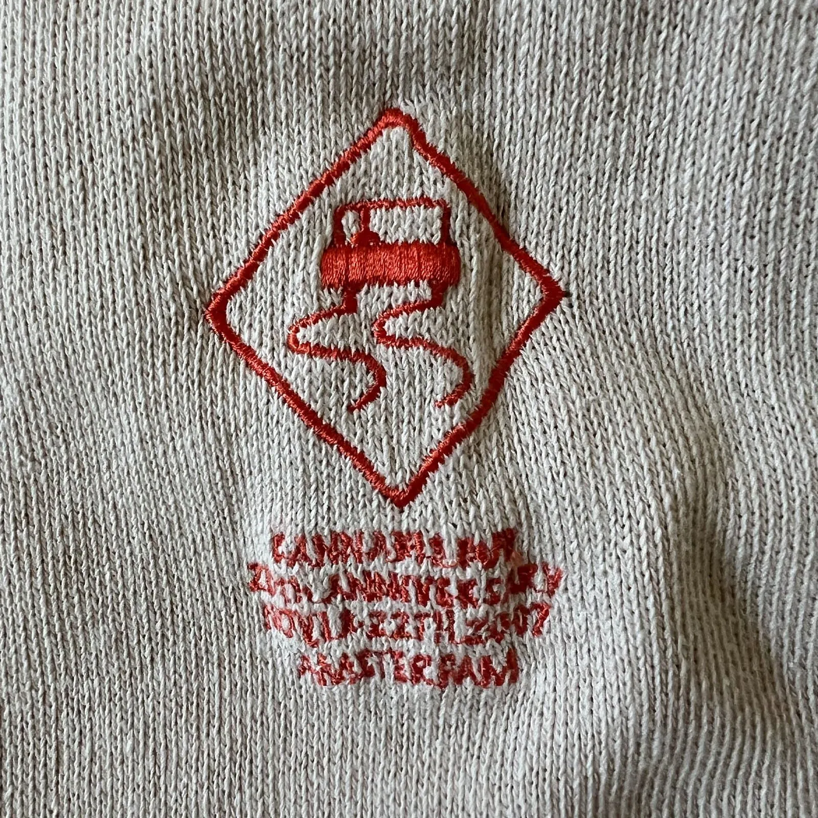 2007 Cannabis Cup Amsterdam Hoodie - Natural White