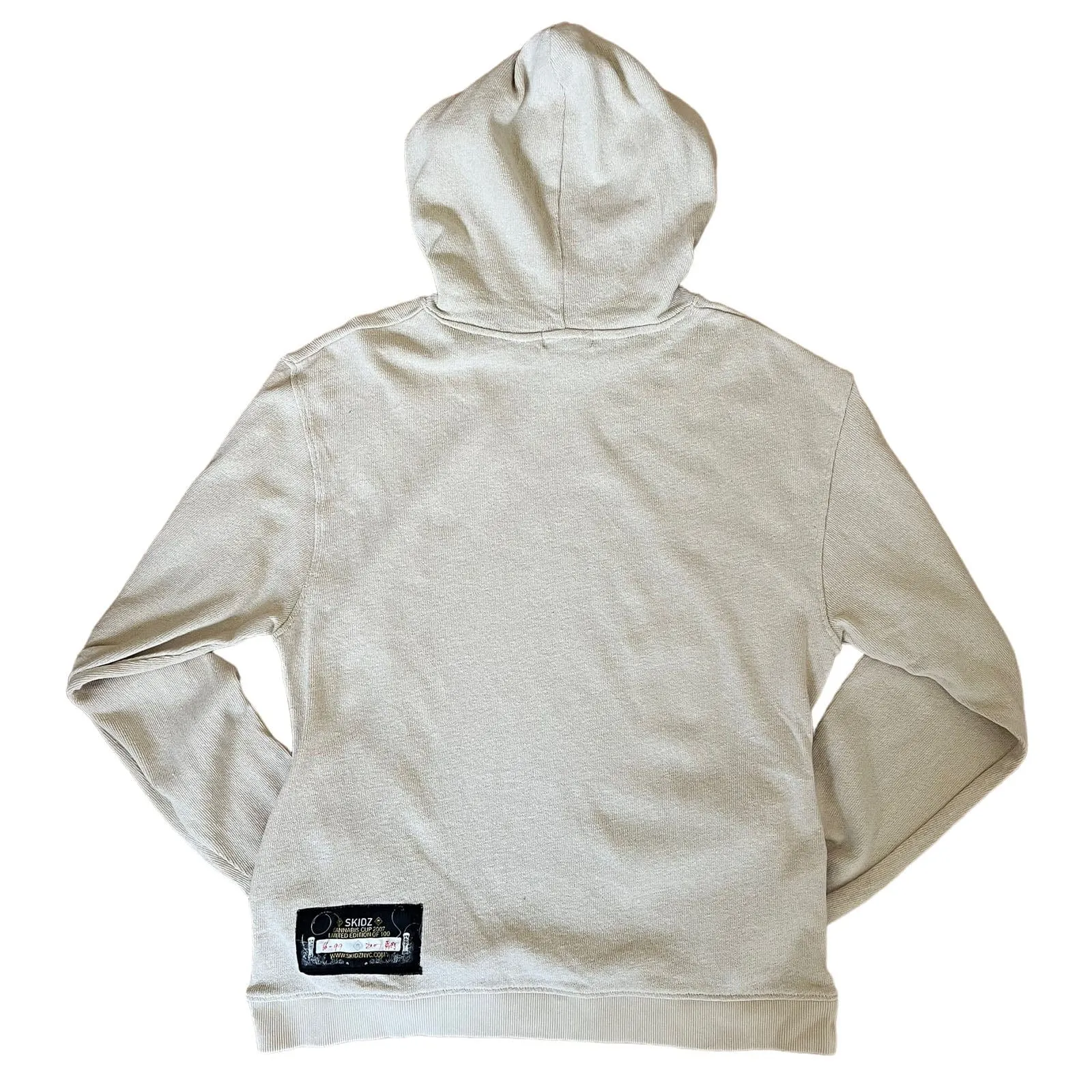 2007 Cannabis Cup Amsterdam Hoodie - Natural White