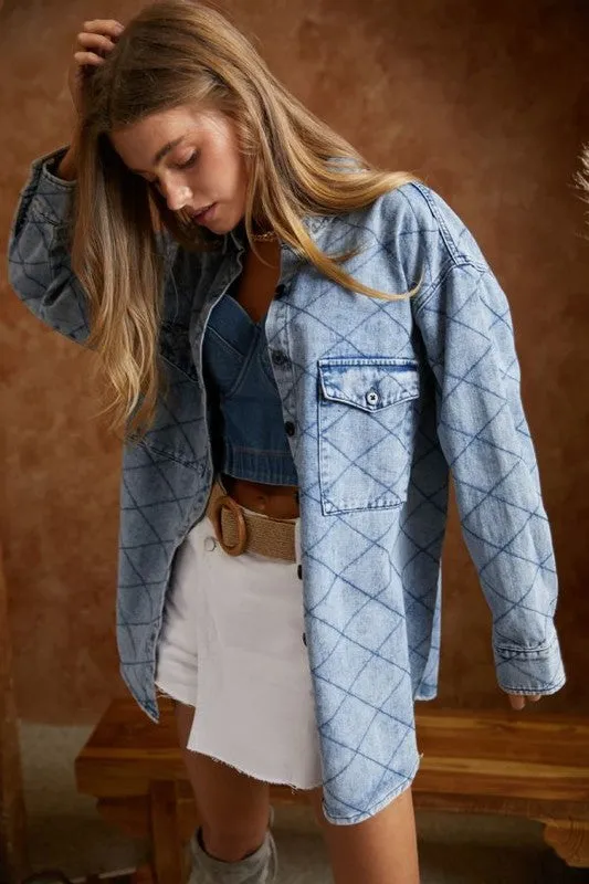 A TWIST ON THE CLASSIC SHIRT JACKET