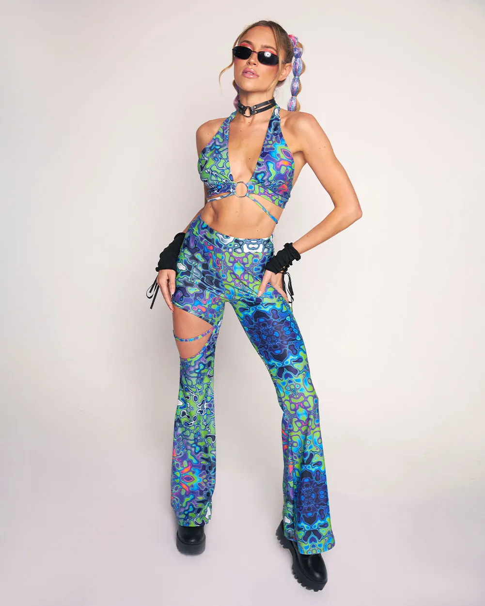 Acid Storm High-Waisted Pants