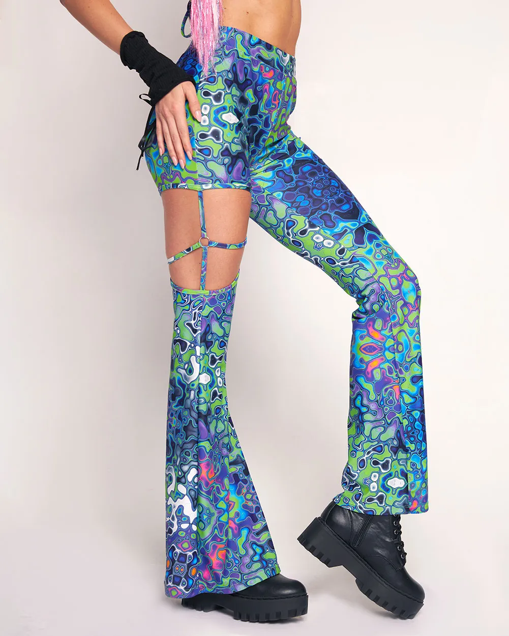 Acid Storm High-Waisted Pants