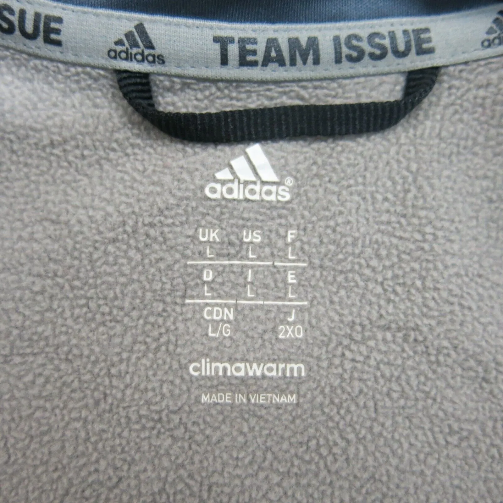 Adidas Climawarm Womens Basketball Sweatshirt Long Sleeves Heather Blue SZ Large