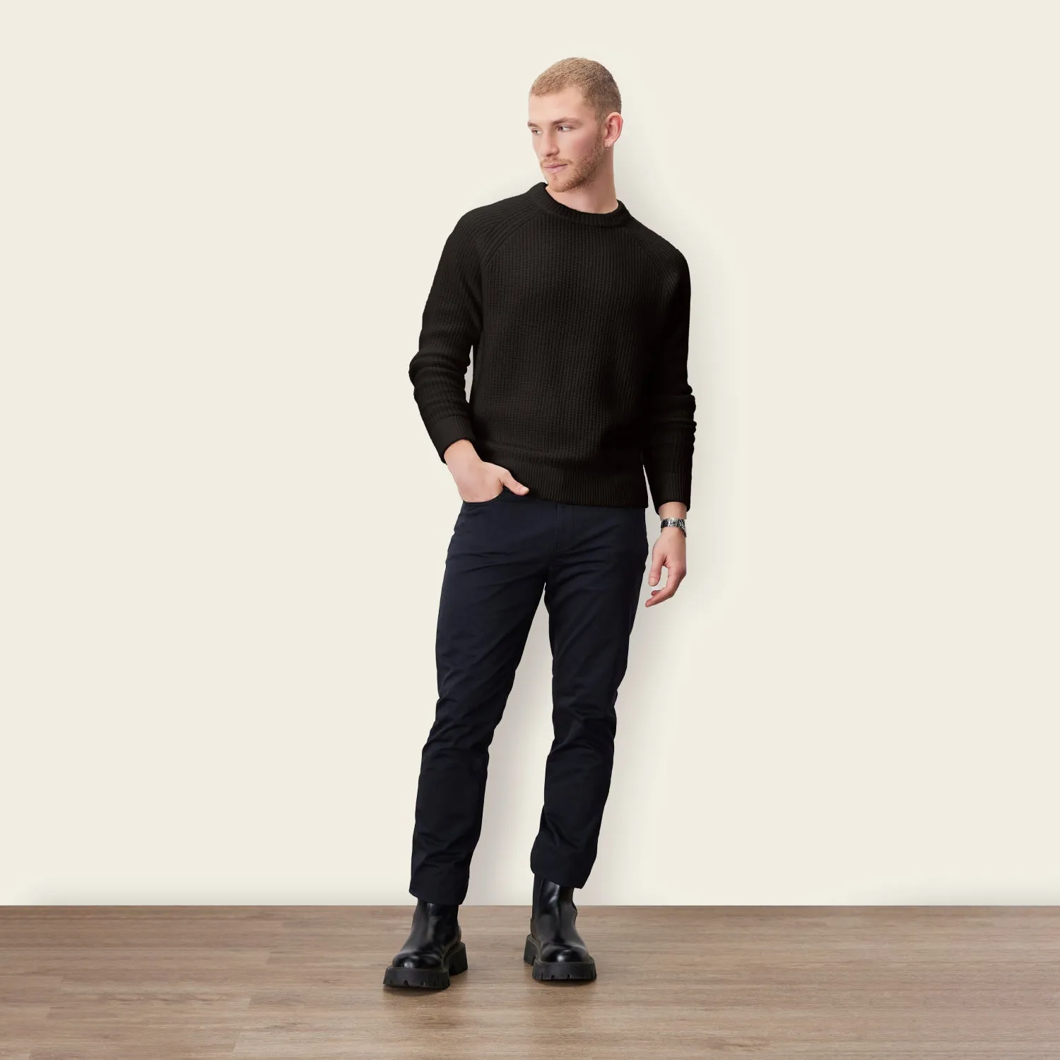 Aidan Chunky Cashmere Crewneck