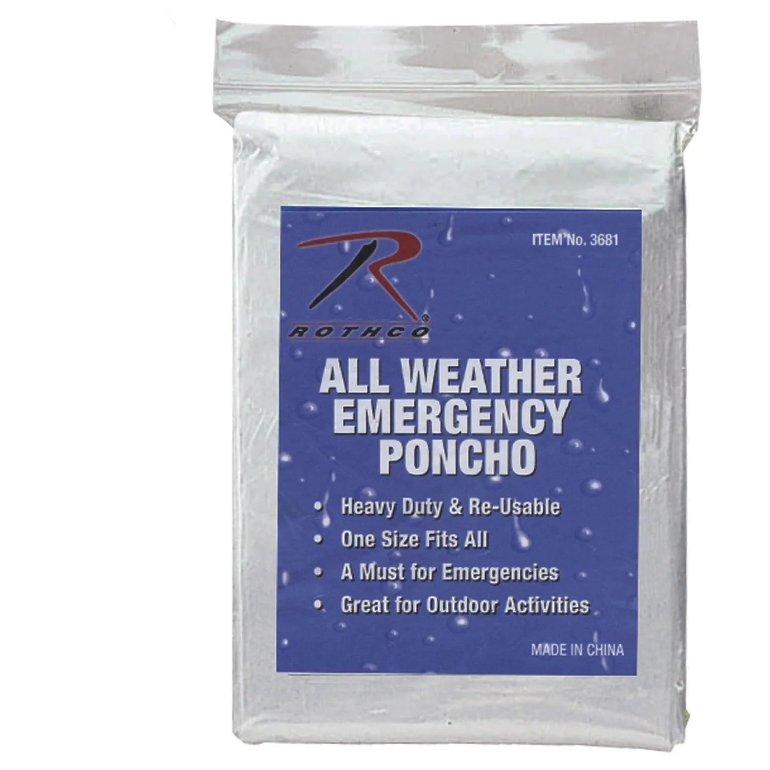 All Weather Emergency Poncho