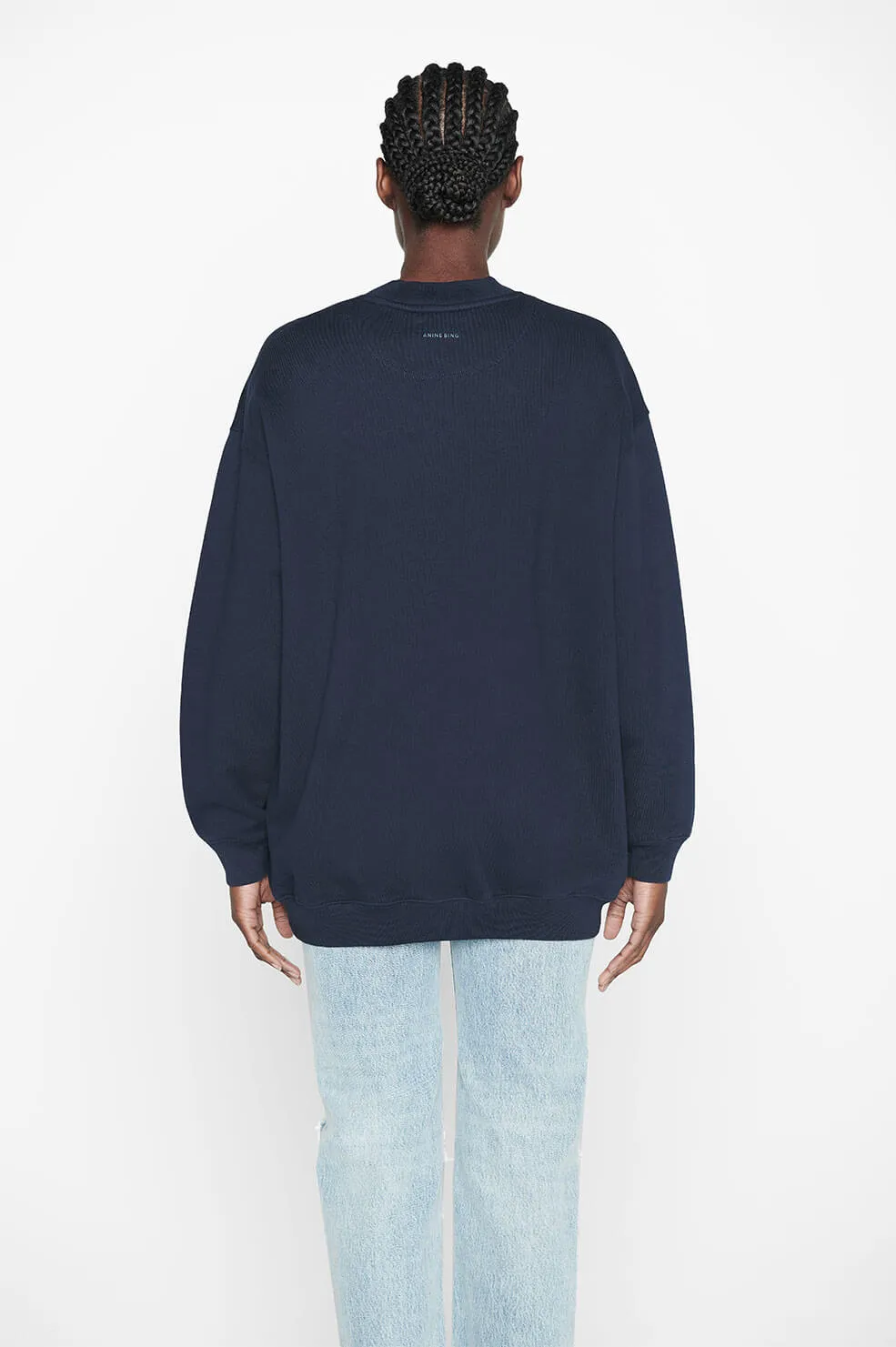 Anine Bing - Tyler Sweatshirt in Pacific Blue