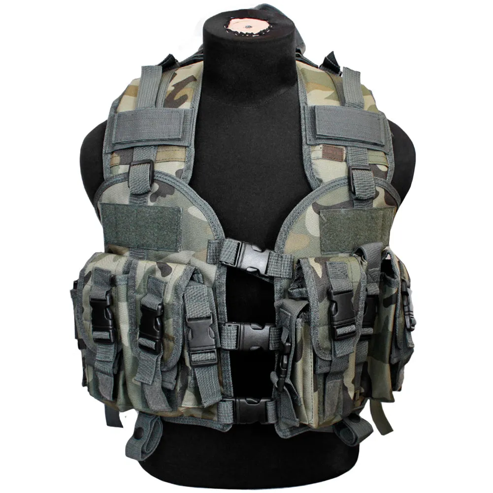 ANM Tactical Load Bearing Vest w/ Removable Hydration Pouch