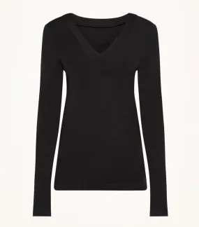 Aurora Top Long Sleeves Black