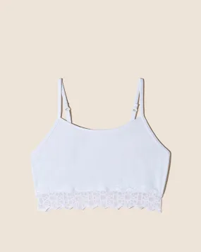 Avi Cotton Scoop Neck Tween Bralette