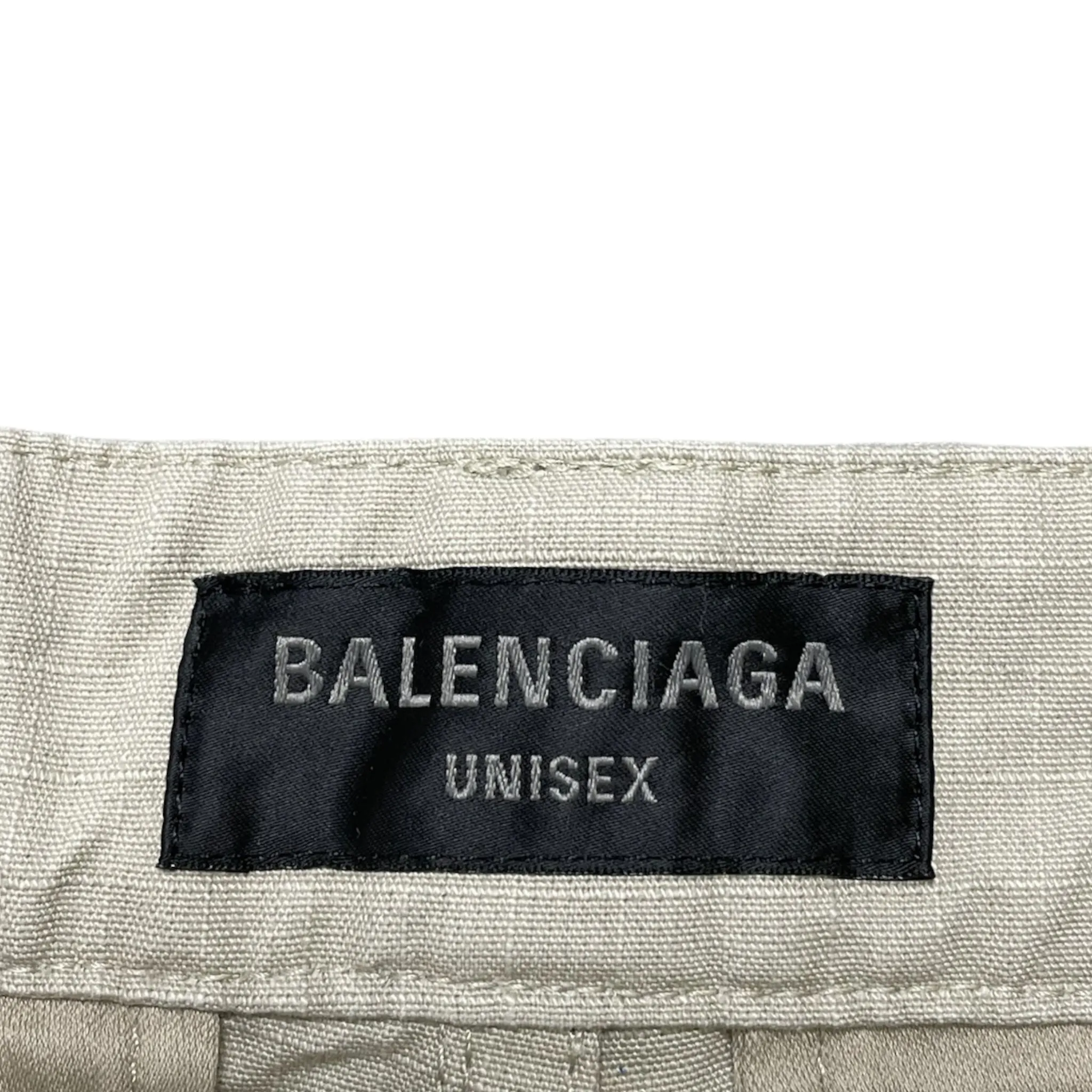 Balenciaga Flared Cargo Pants Beige