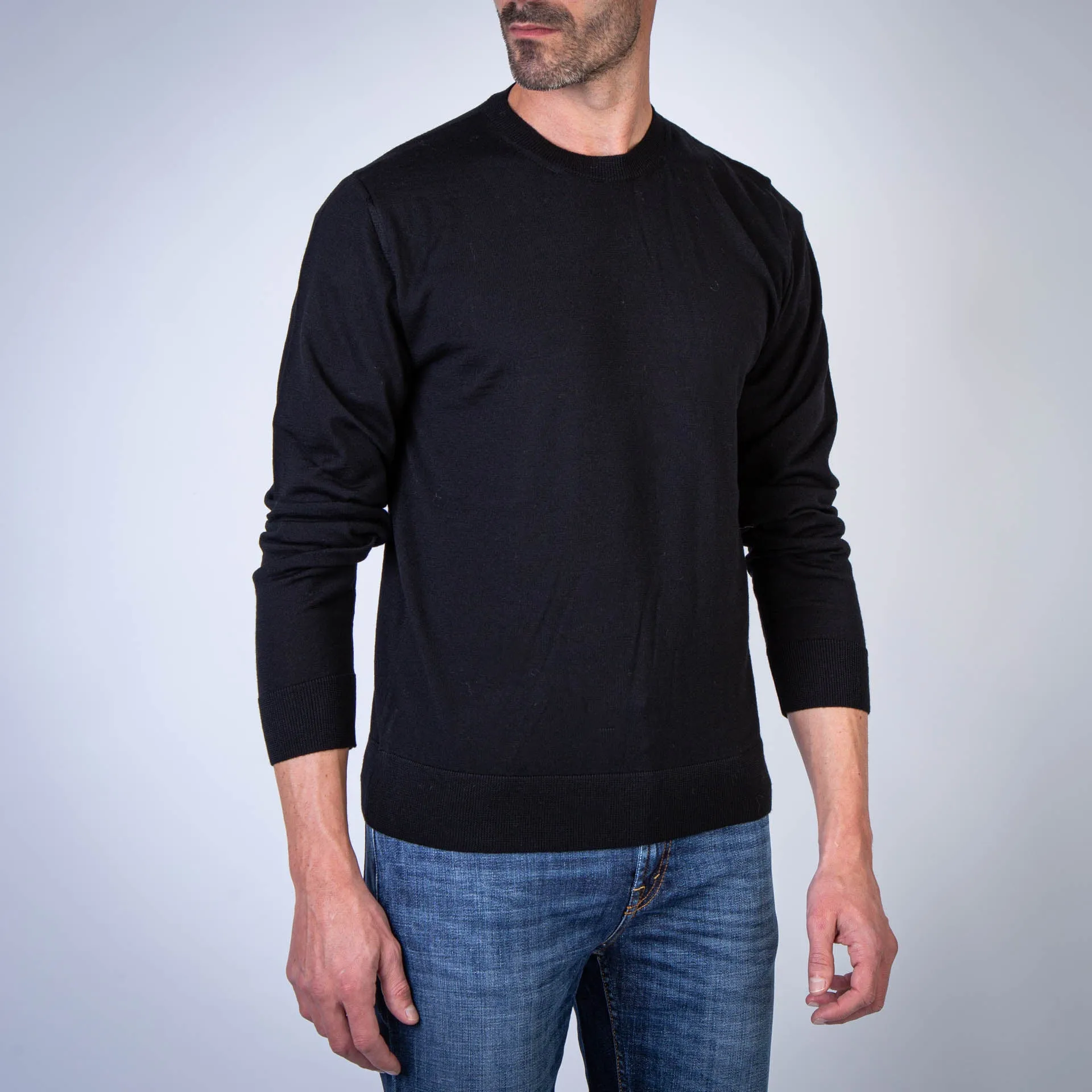 BALLANTYNE SWEATER B2P000 14W91 15517 BLACK