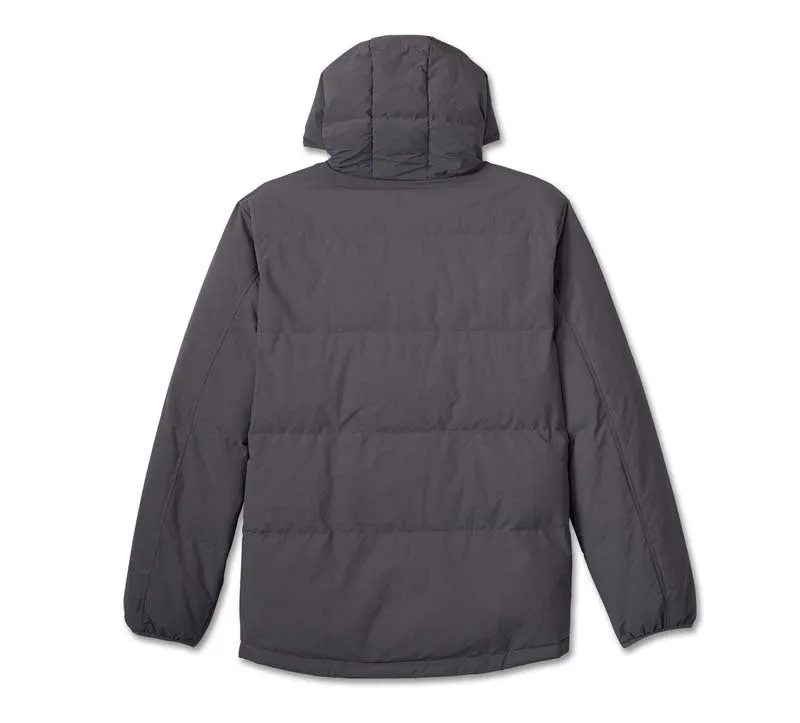 BAR & SHIELD HOODED PUFFER