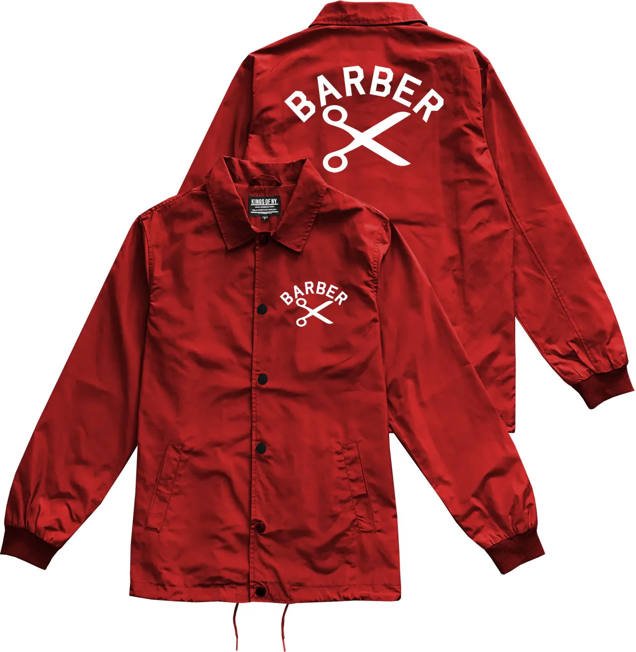 Barber Scissors Mens Coaches Jacket