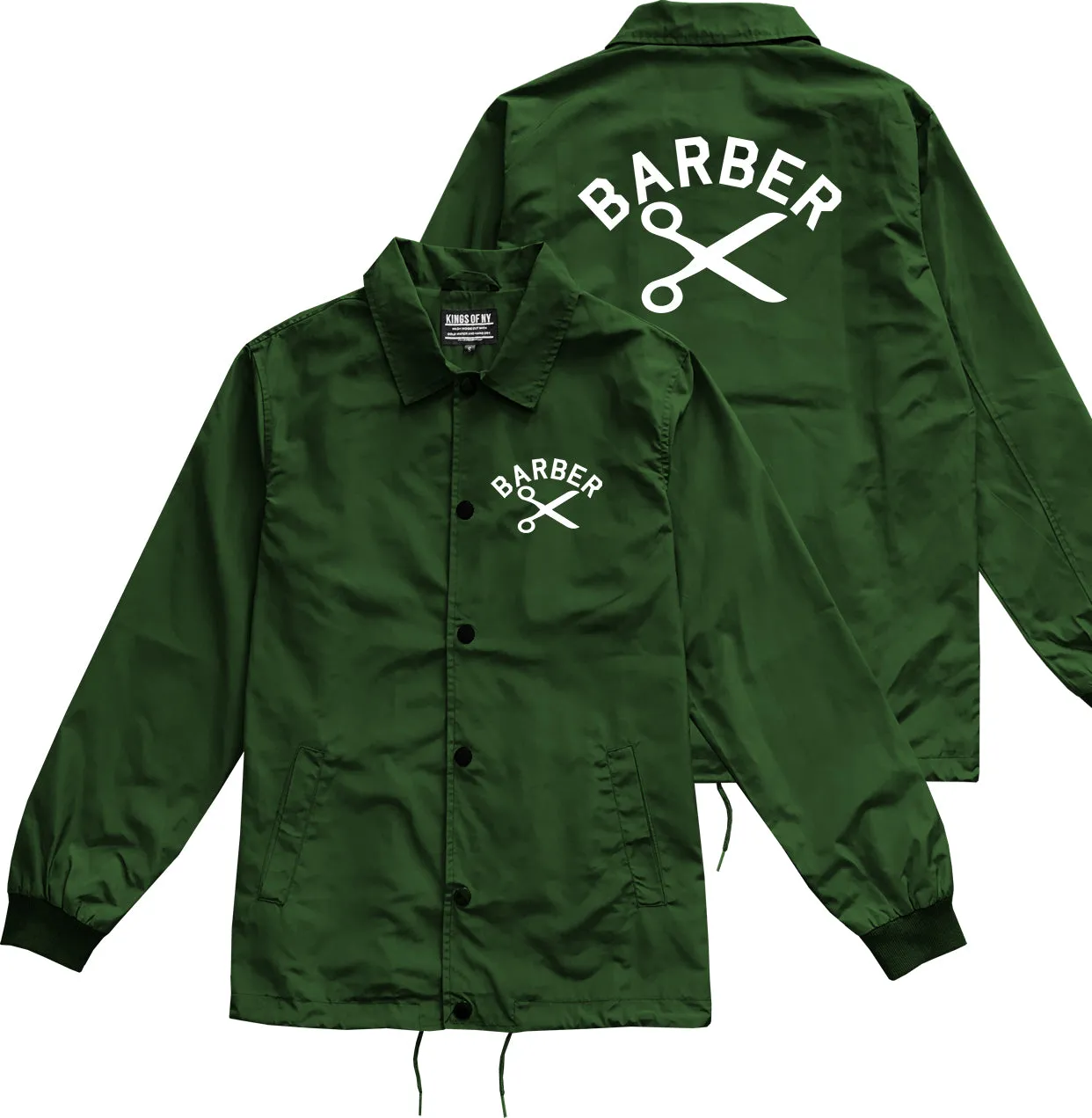 Barber Scissors Mens Coaches Jacket