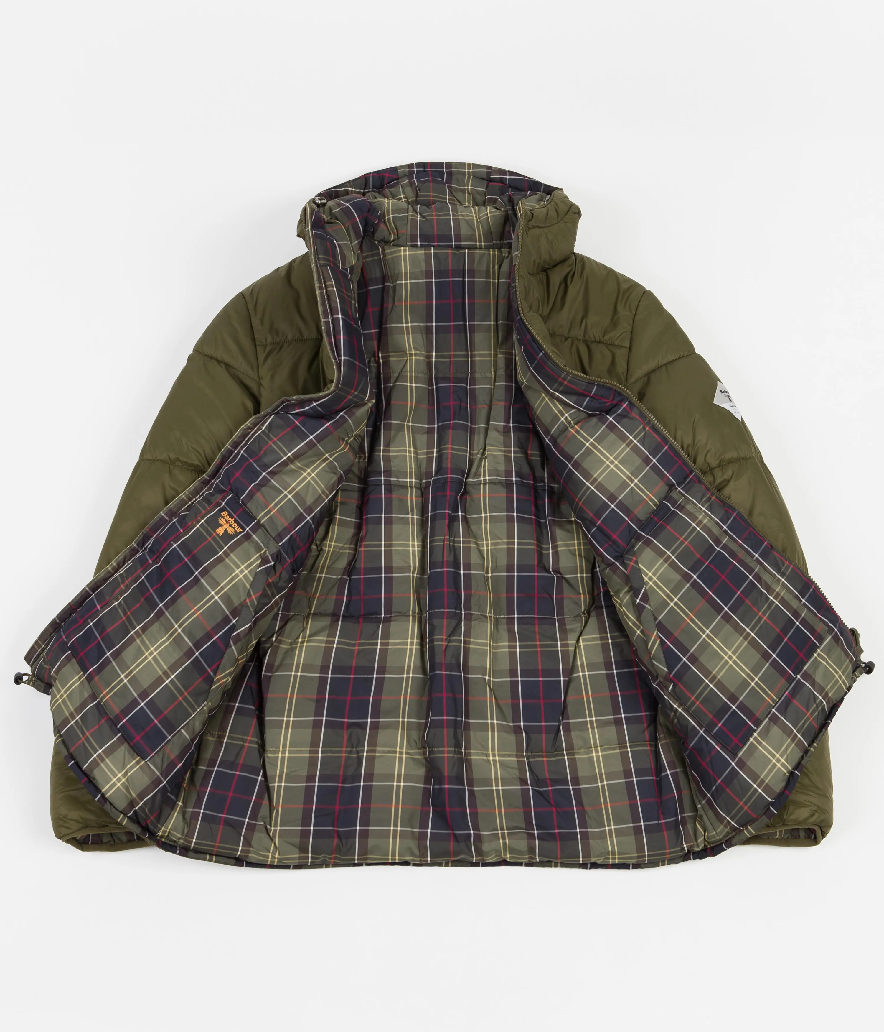 Barbour Beacon Reversible Hike Quilted Jacket - Uniform Olive