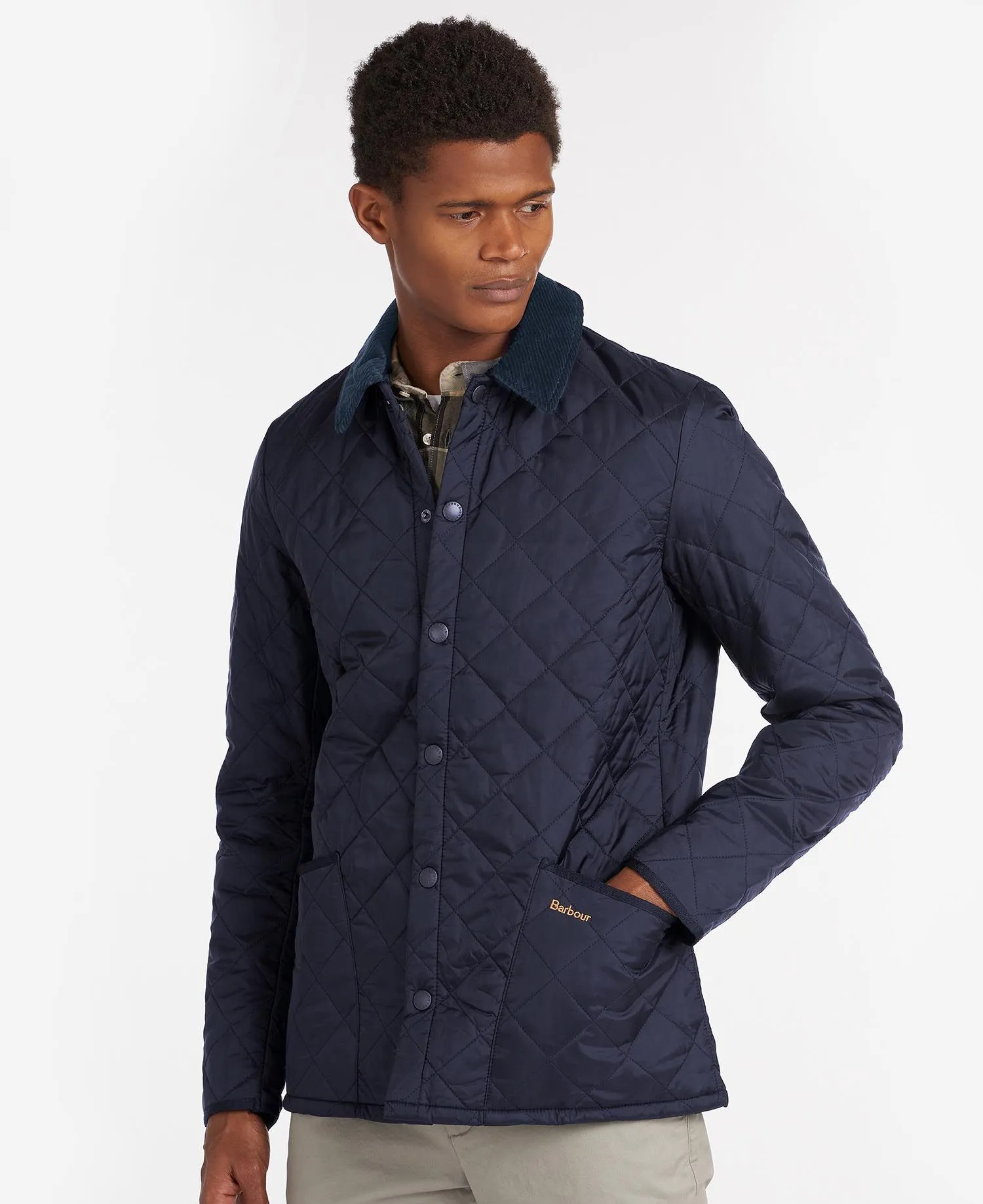 Barbour Men's Heritage Liddesdale Quilted Jacket Navy MQU0240 NY92