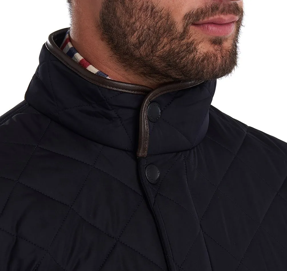 Barbour Navy Powell Quilted Jacket