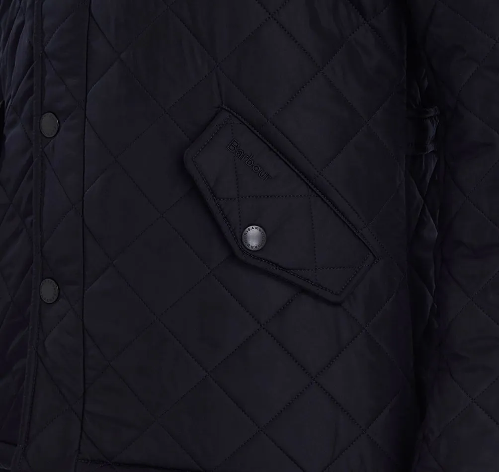 Barbour Navy Powell Quilted Jacket