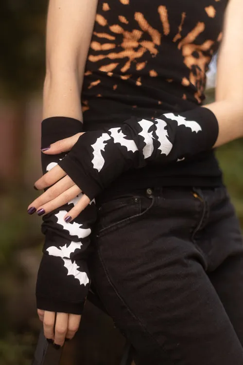 Bat Printed Arm Warmers