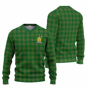 Beatty Irish Clan Tartan Knitted Sweater with Coat of Arms