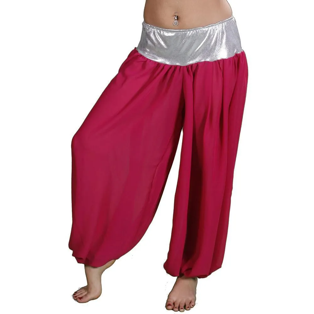 Belly Dance Chiffon Harem Pants | MAKO PANTALOONS