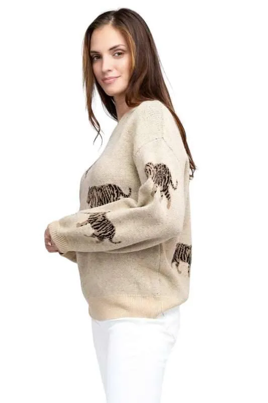 Bibi Tiger Pattern Sweater