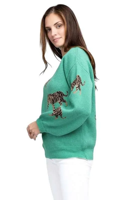 Bibi Tiger Pattern Sweater