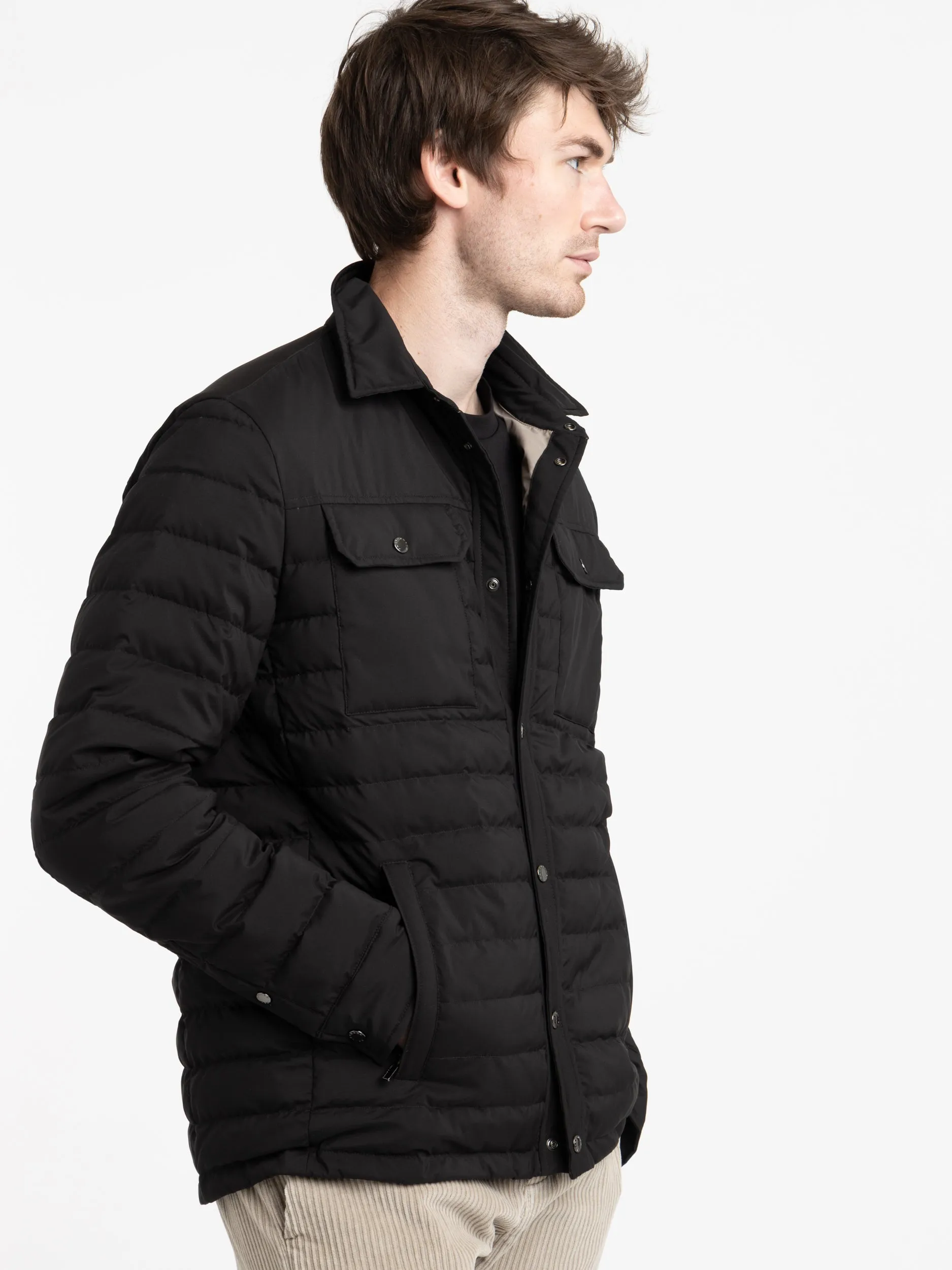 Black Typhoon Platinum Quilted Jacket