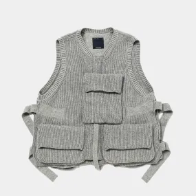 Body Armor Knit Vest (Grey) / MW-KT24201