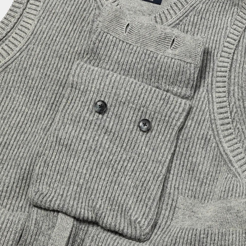 Body Armor Knit Vest (Grey) / MW-KT24201