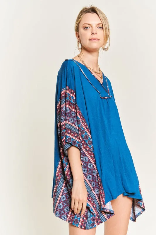 BOHEMIAN PONCHO TUNIC