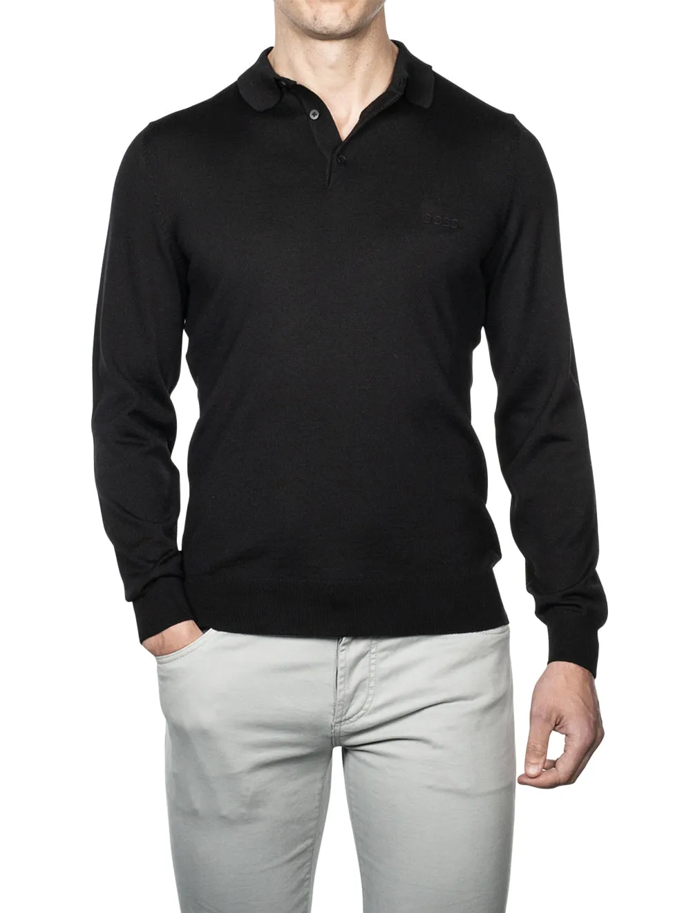 Bono Polo Sweater Black