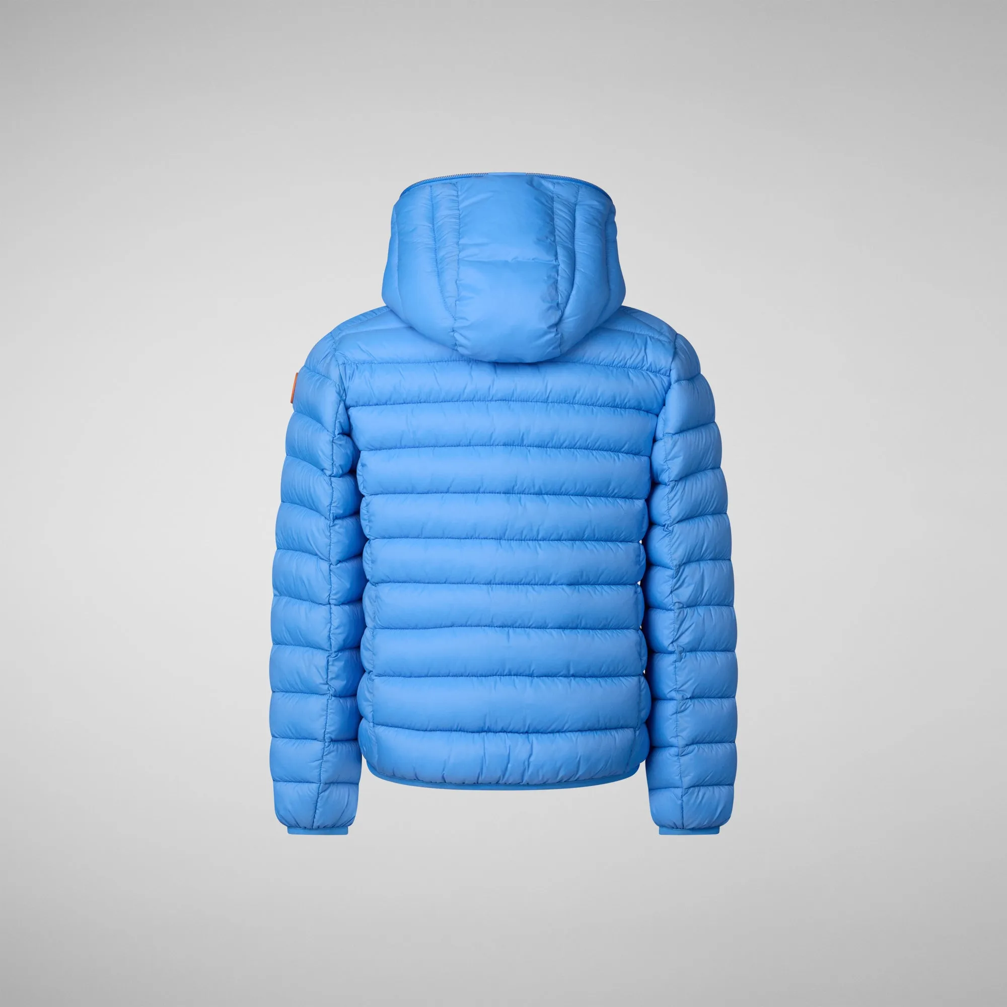 Boys' Hooded Animal free Puffer Jacket Dony in cerulean blue