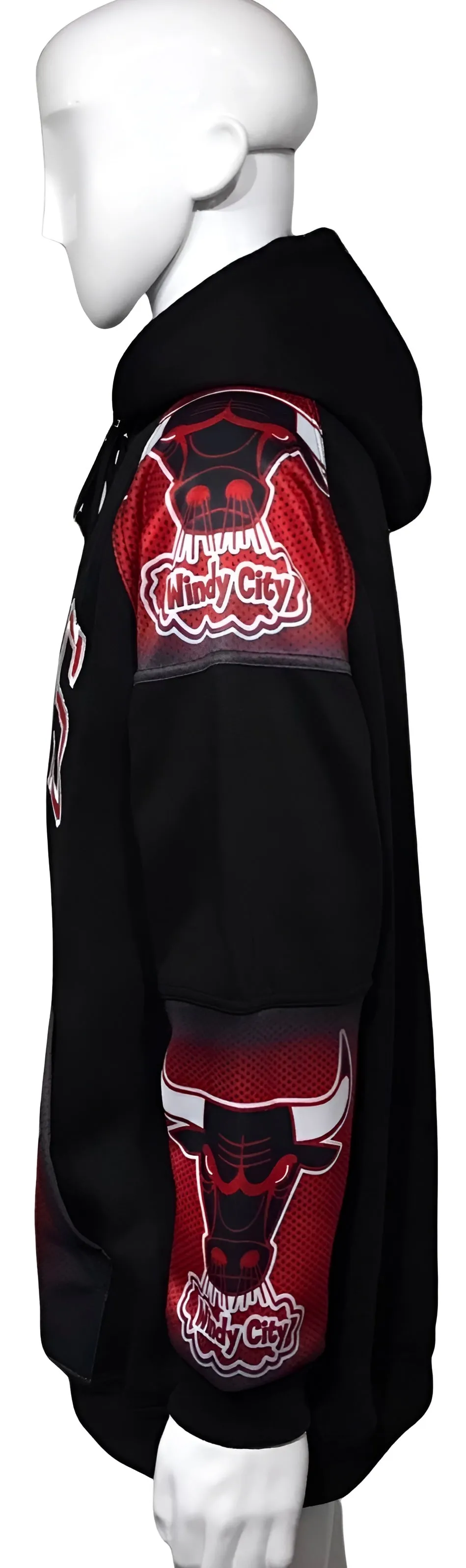 ^BULLS^ (WINDY CITY) *CUT & SEW* LUXURY HOODIES FOR MEN