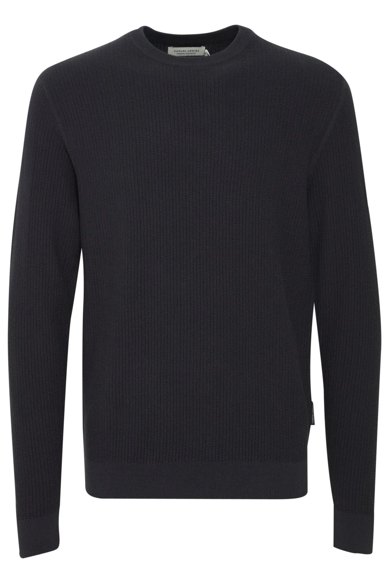 CASUAL FRIDAY - CFKARL structured crew neck knit - 20505088