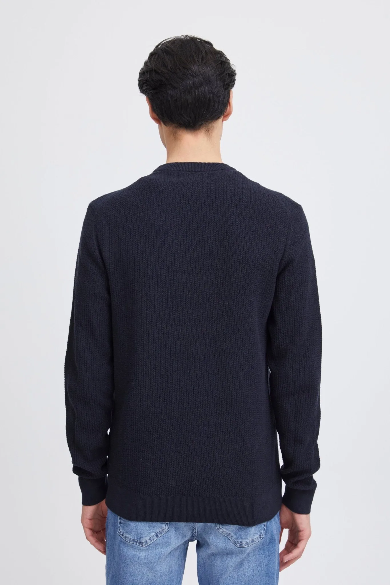 CASUAL FRIDAY - CFKARL structured crew neck knit - 20505088