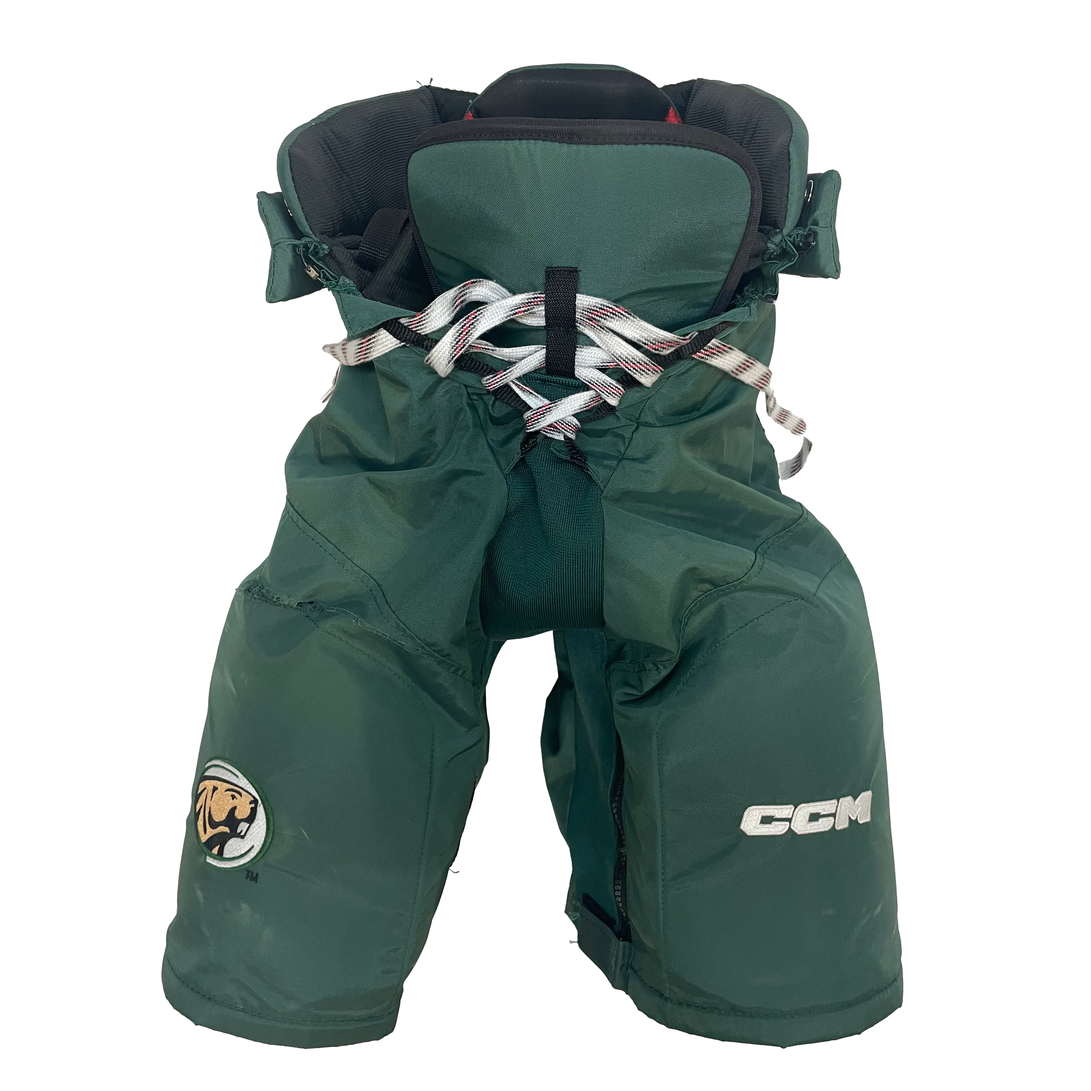 CCM HPWMP - Used Women's NCAA Pro Stock Hockey Pant (Green/White)