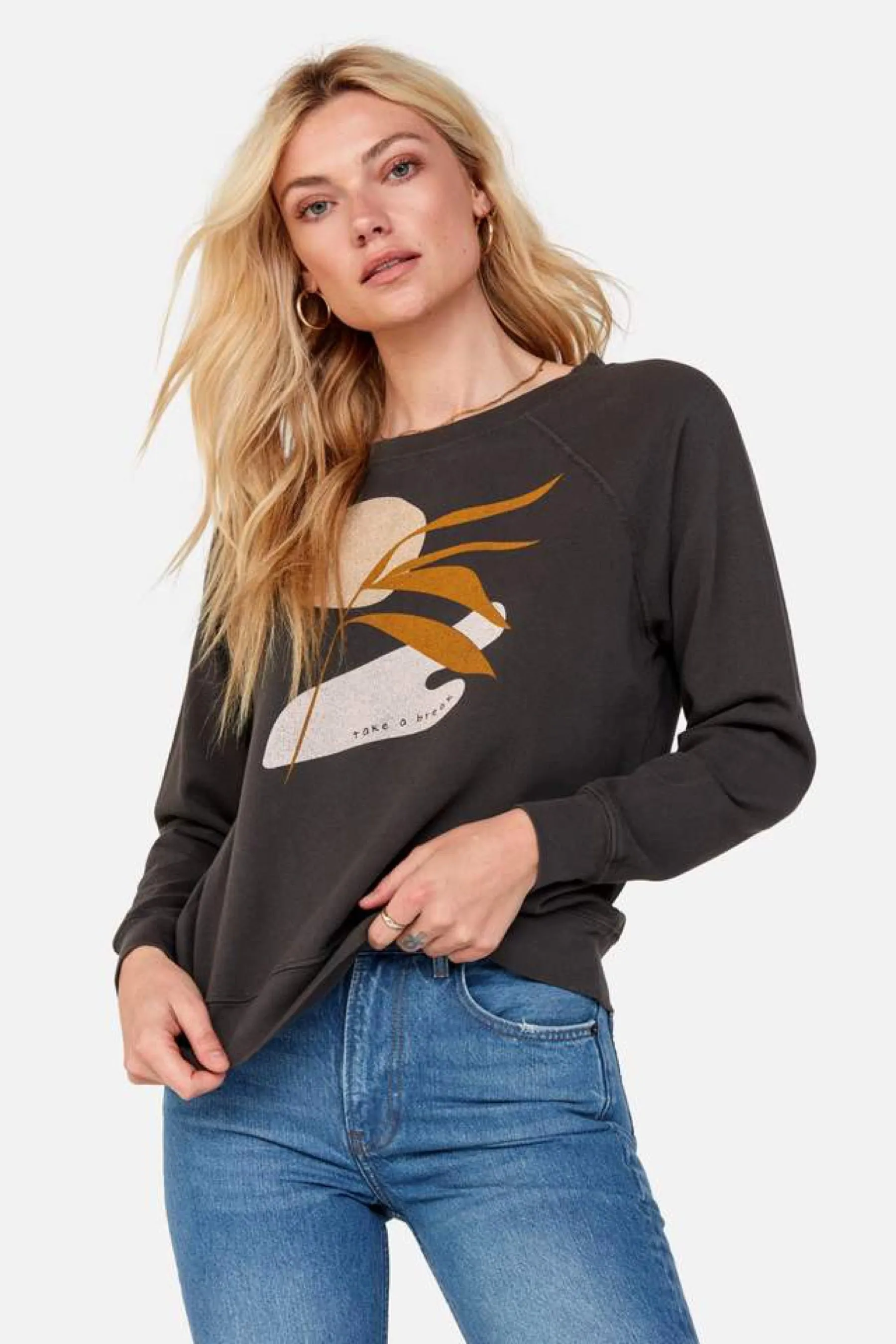 Charcoal Take A Break Pullover