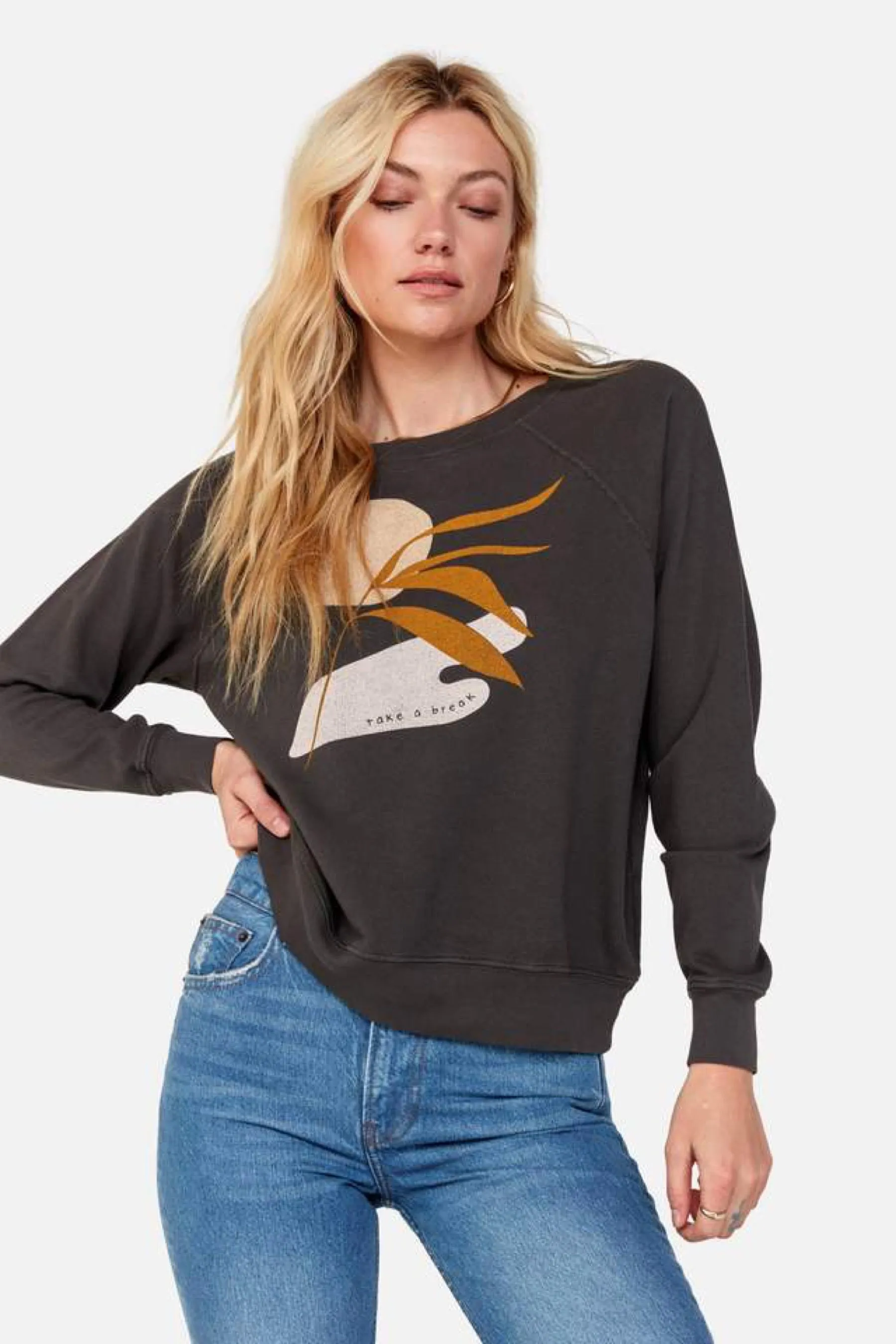 Charcoal Take A Break Pullover