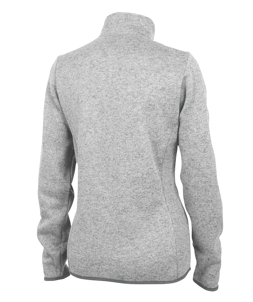 Charles River Women's Heathered Fleece Pullover