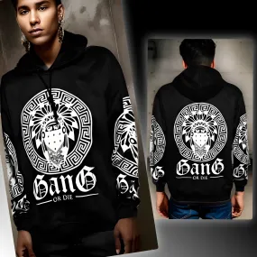 ^CHIEF V3R$@C3^ ~GANG OR DIE~ PULLOVER HOODIES (FLEECE LINED)