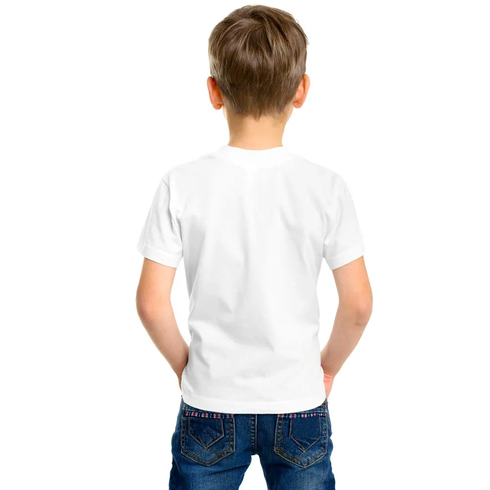 Christmas T-Shirt for Boys & Girls- Unisex with X-MAS Santa Claus Cap