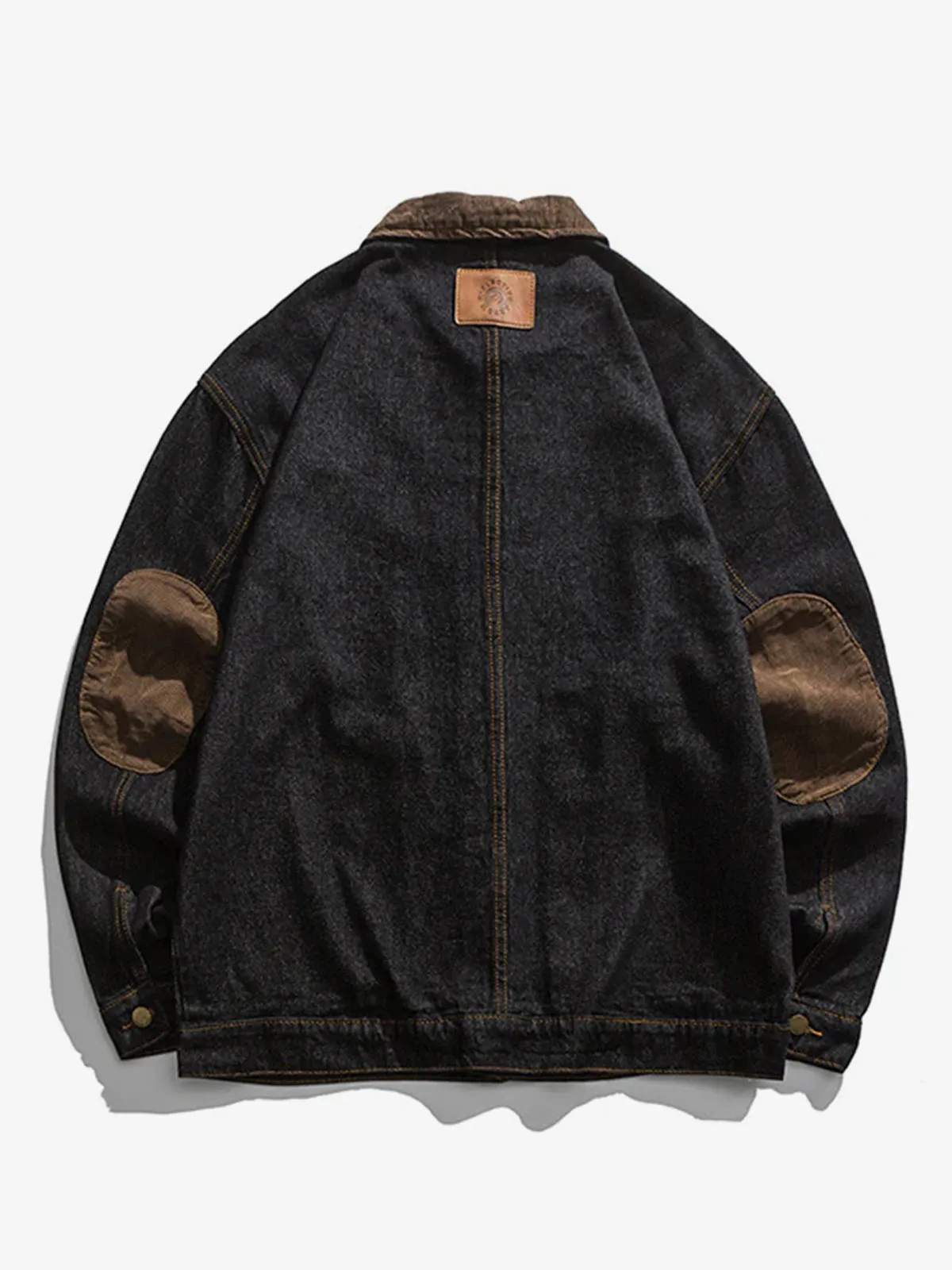 City Boy Corduroy Patch Denim Jacket