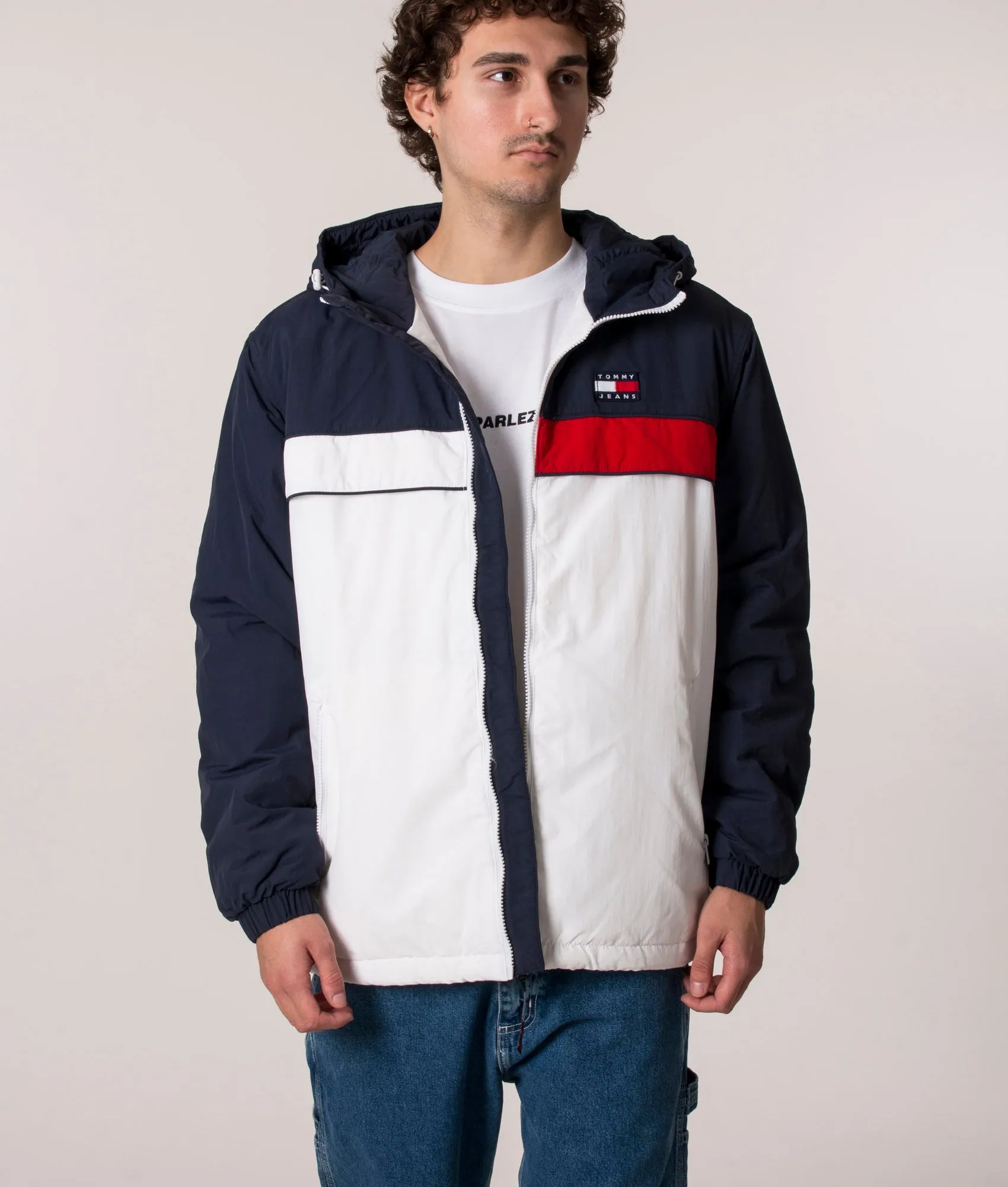 Colour Block Chicago Padded Windbreaker