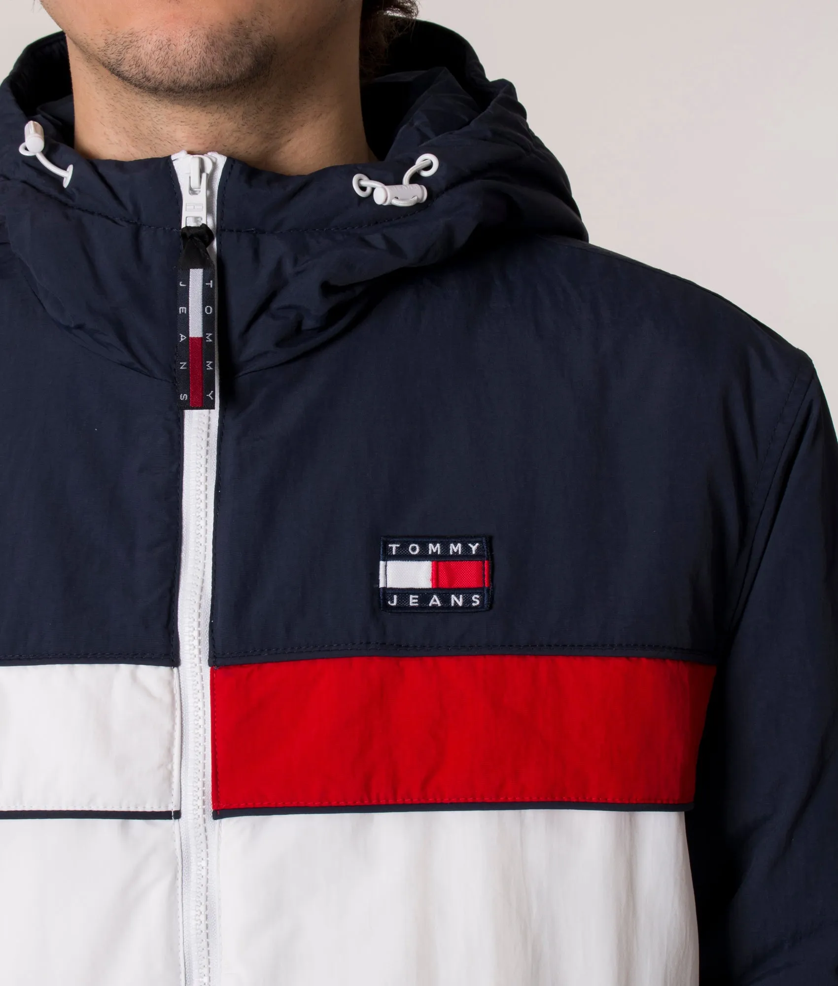 Colour Block Chicago Padded Windbreaker