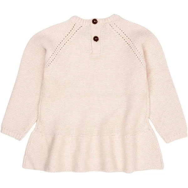 Copenhagen Colors Soft Pink Strik Pullover w. Frills