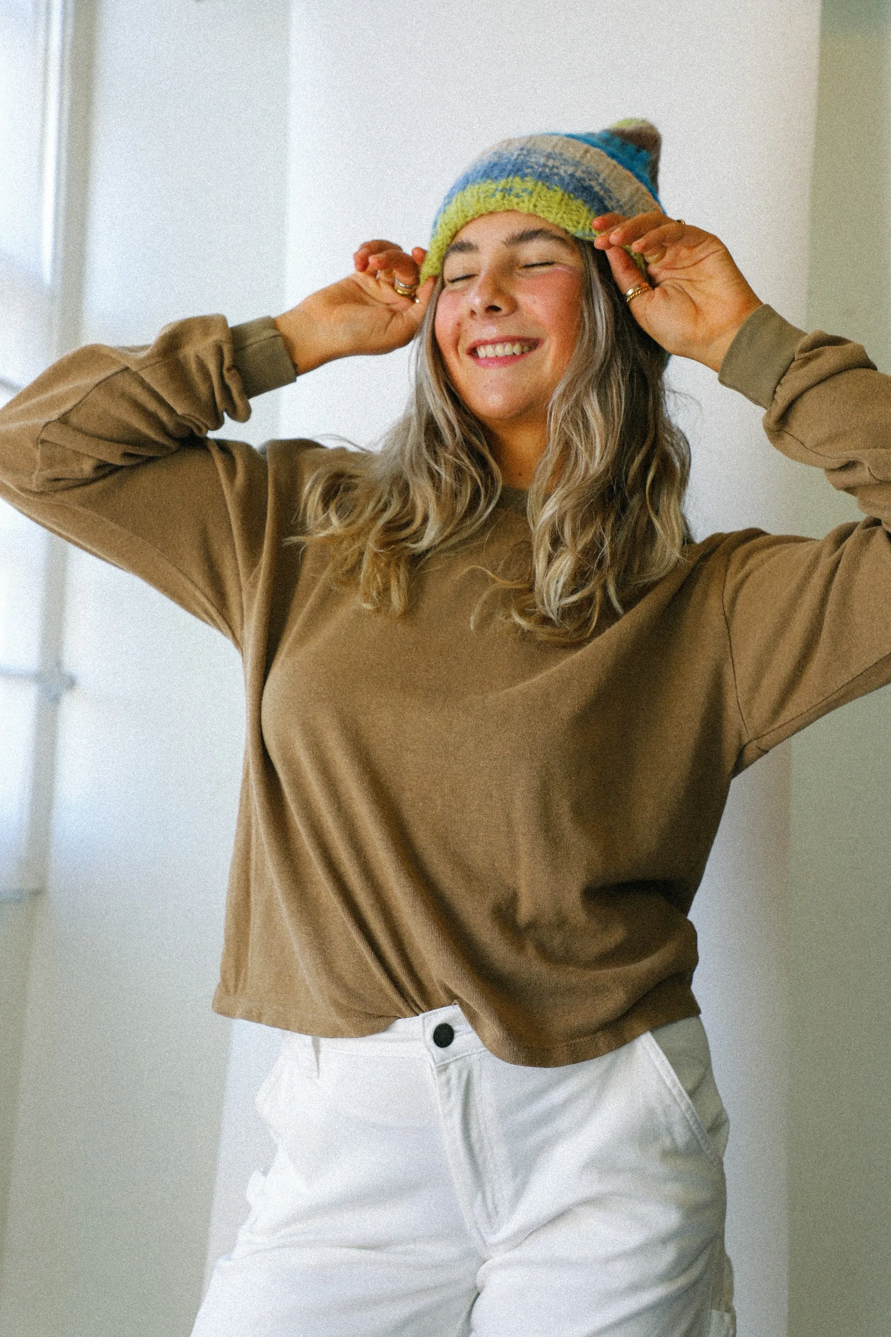 Coyote Cropped Long Sleeve