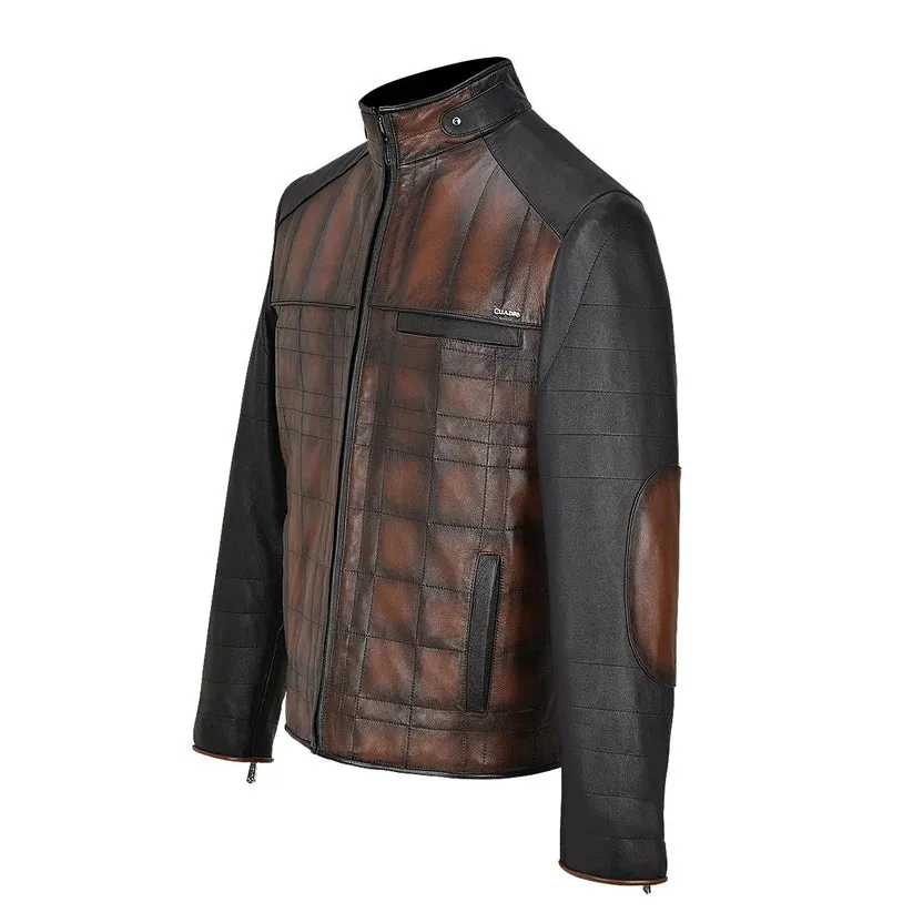 CUADRA Men's Hand-Shaded Finish Leather Jacket JC176