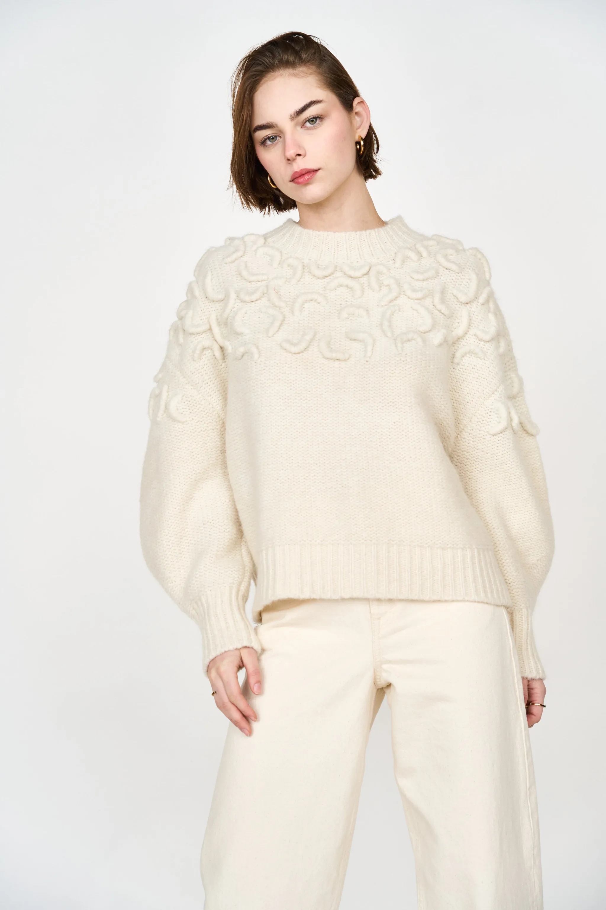 Cusco Pullover in Ivory