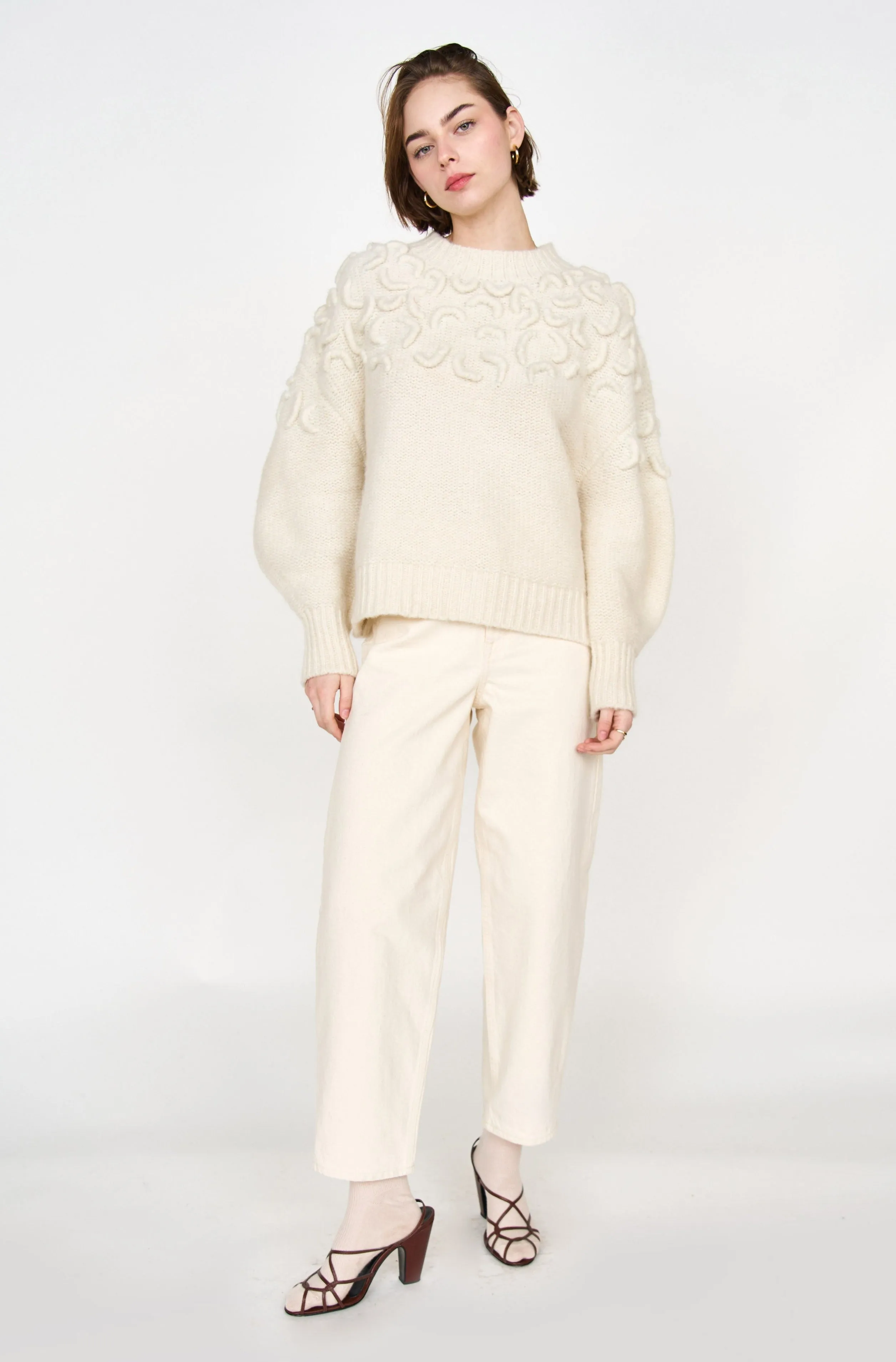 Cusco Pullover in Ivory